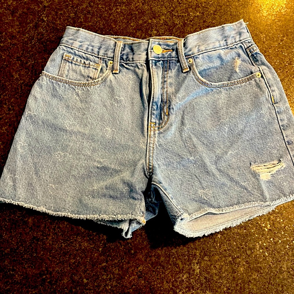 Denim shorts